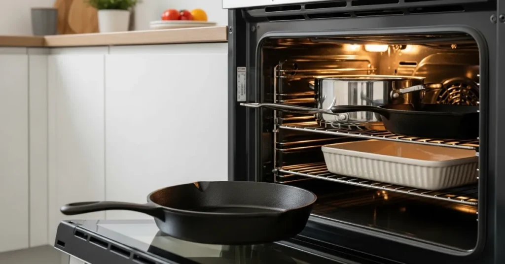 Panelas e Compatibilidade com Fogões: Como Escolher o Modelo Certo para Cada Tipo de Cozinha Panelas que Podem Ir ao Forno Materiais, Limites e Cuidados de Segurança